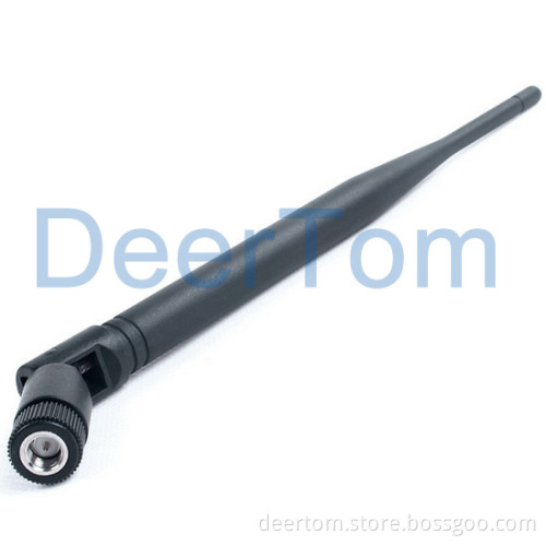 2.4GHz 5GHz 5.8GHz Dual Band Rubber Duck Antenna Indoor Omni Directional Antenna 5dBi SMA TNC Connector
